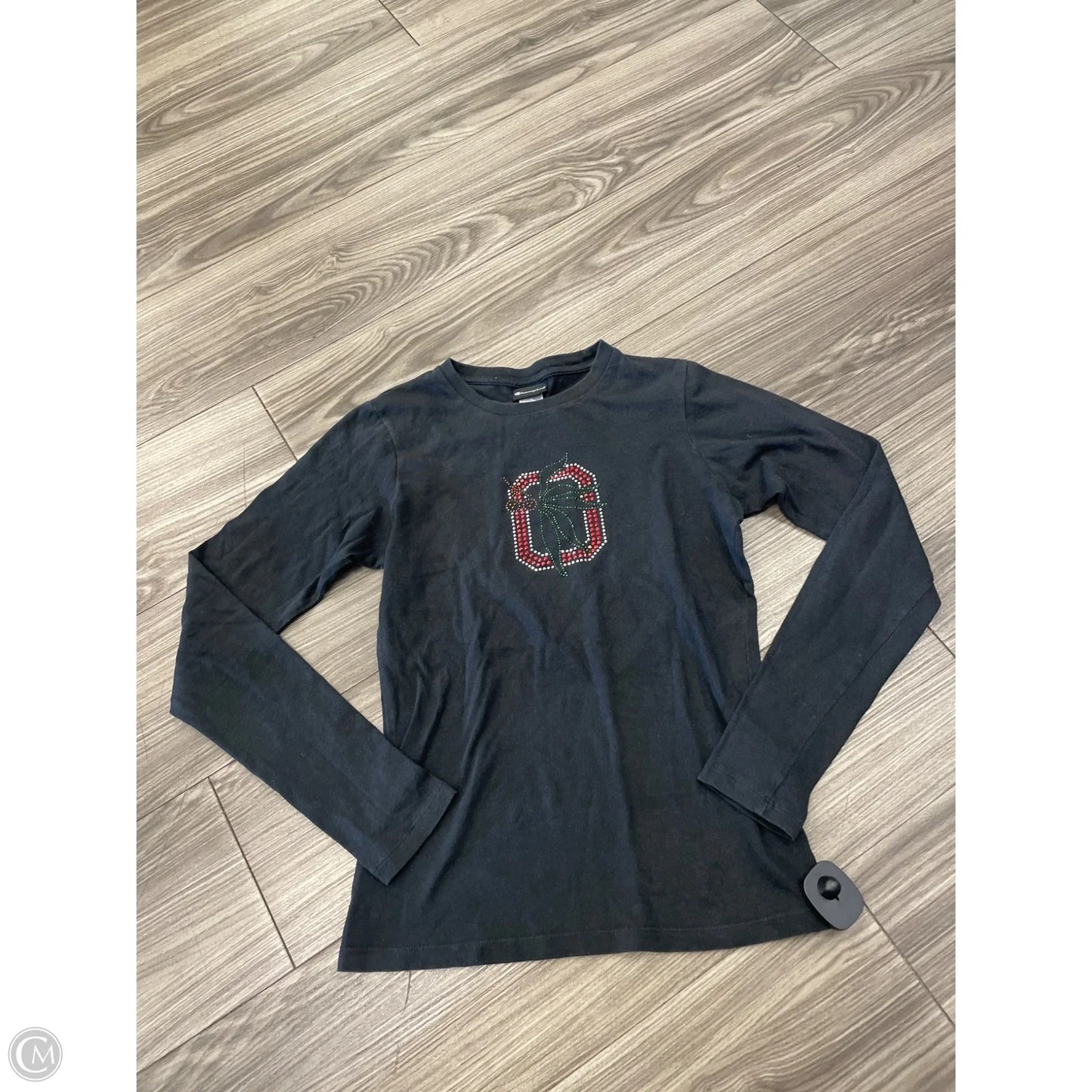 Top Long Sleeve By Champion In Black, Size: S