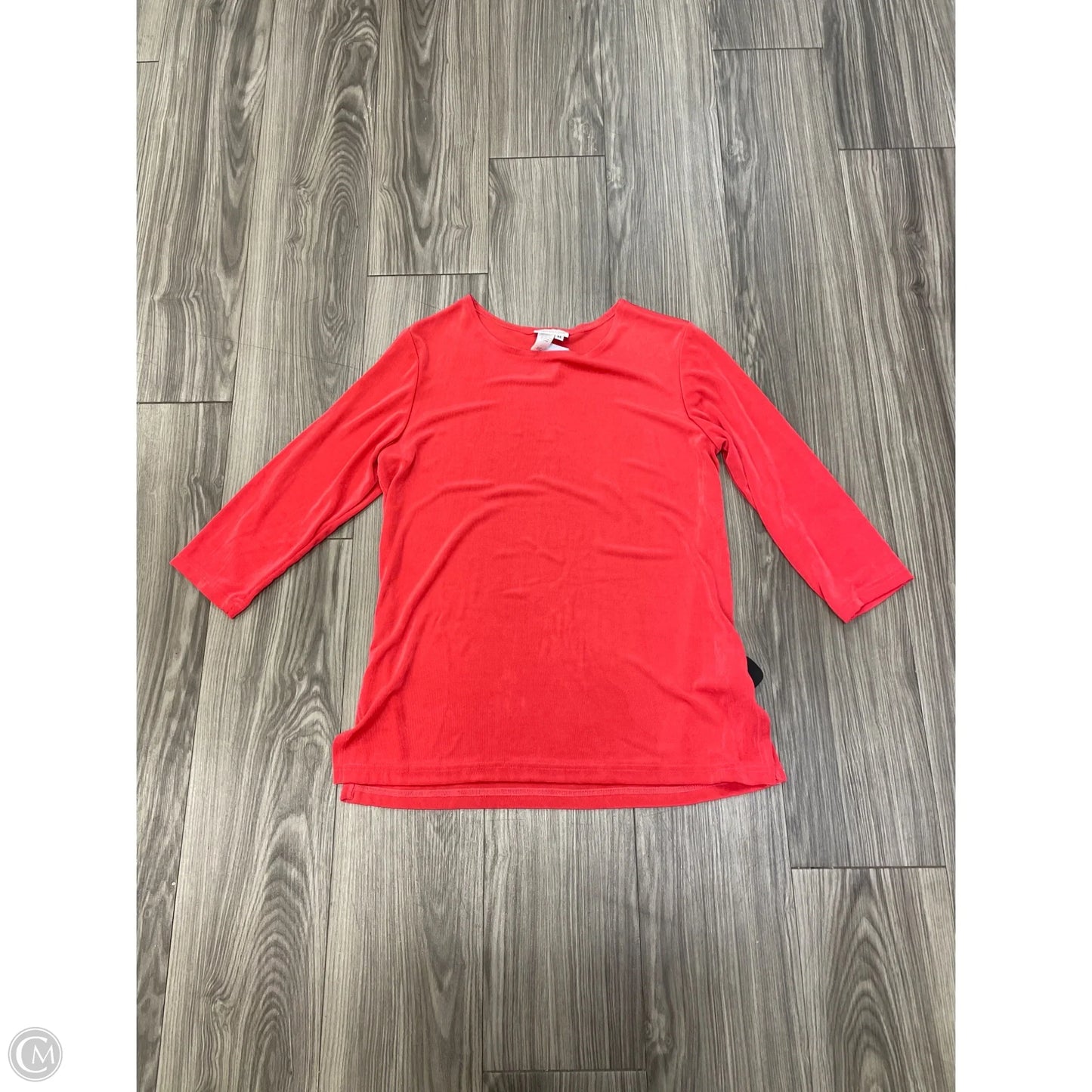 Top Long Sleeve Basic By Coldwater Creek In Pink, Size: M