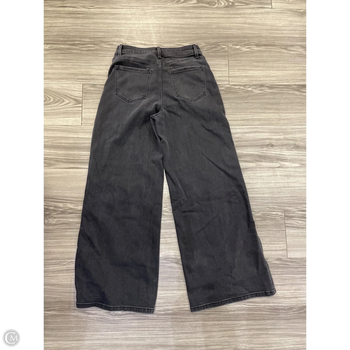 Jeans Wide Leg By Flying Monkey In Black, Size: 8