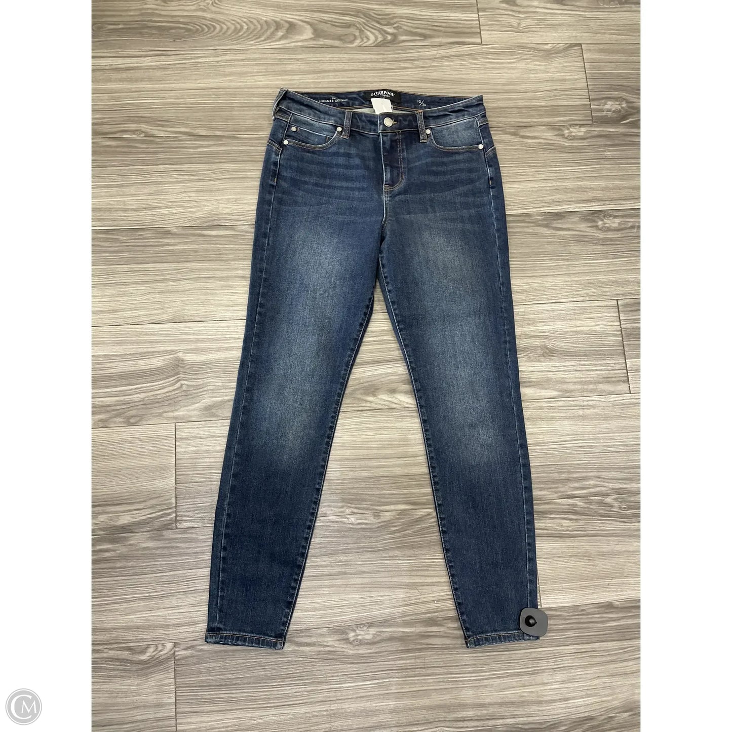 Jeans Skinny By Liverpool In Blue, Size: 10