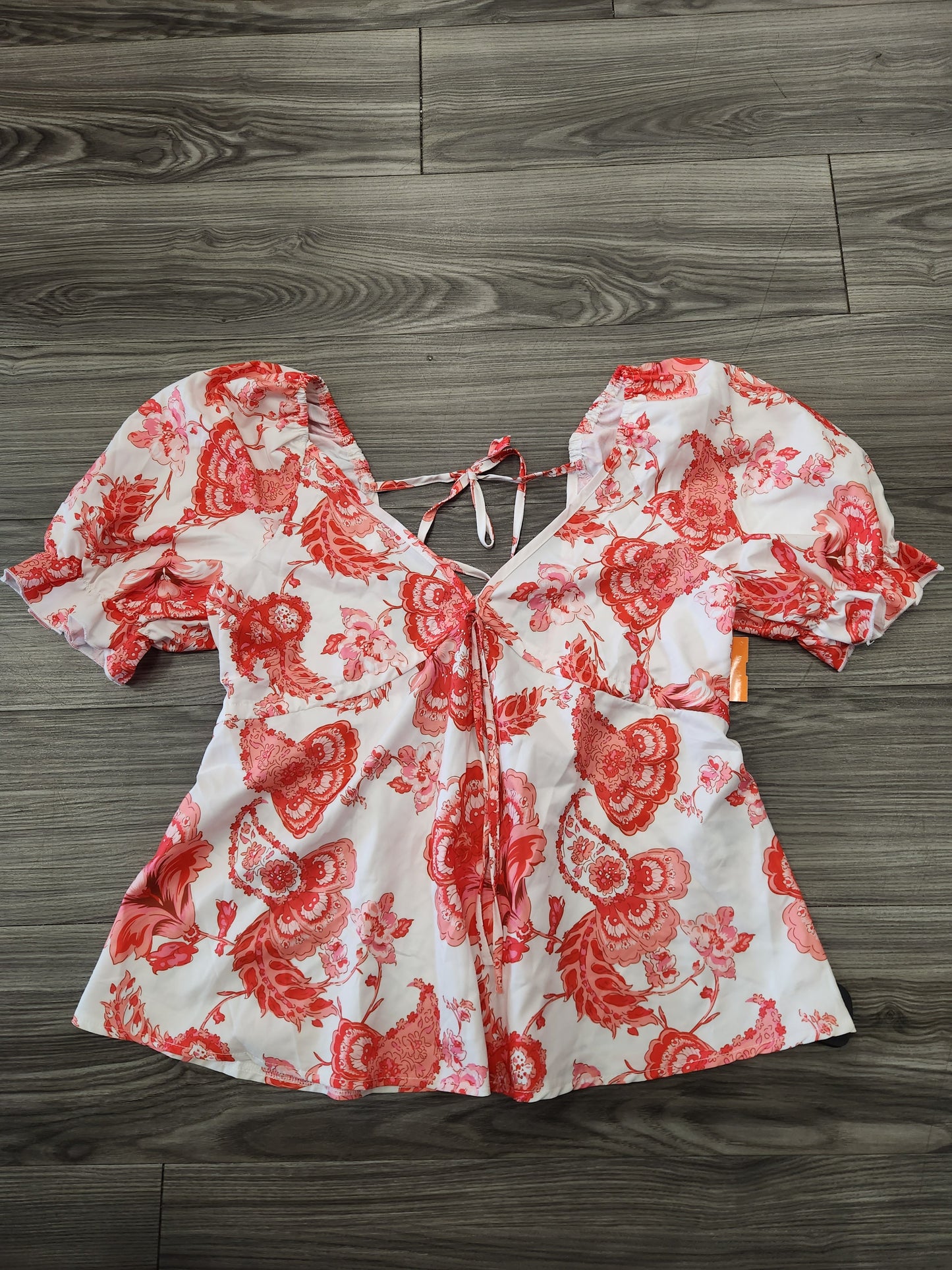 Top Short Sleeve Basic By Shein Size: Xl