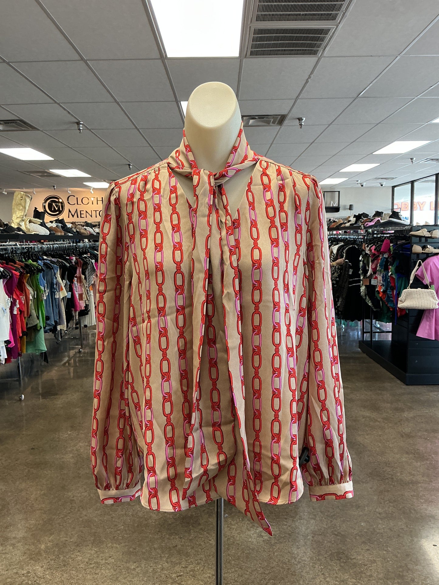 Top Ls By Ann Taylor In Tan, Size:Mp