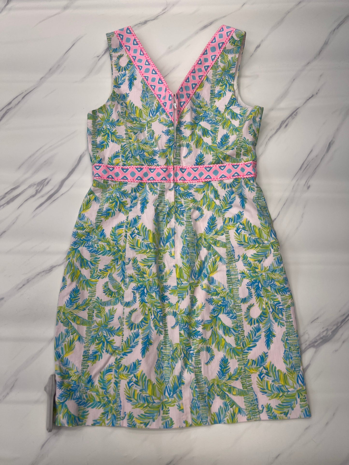 Dress Designer By Lilly Pulitzer In Blue & Pink, Size: 6