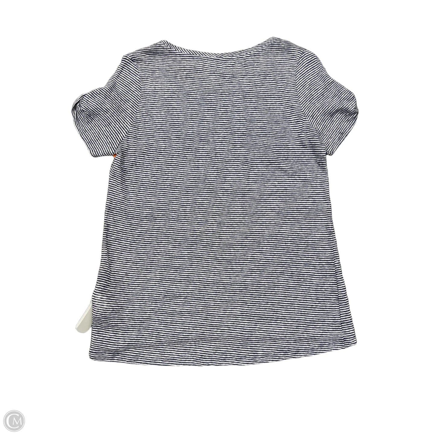 Athletic Top Short Sleeve By Athleta In Striped Pattern, Size: M