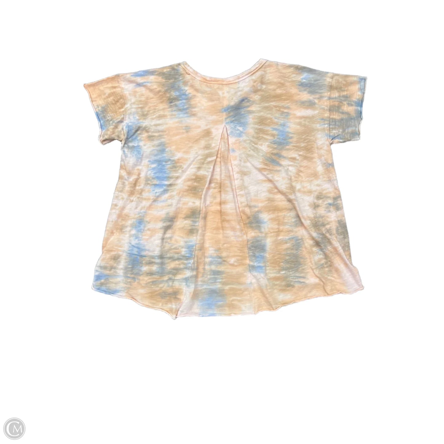 Top Short Sleeve By Anthropologie In Tie Dye Print, Size: S