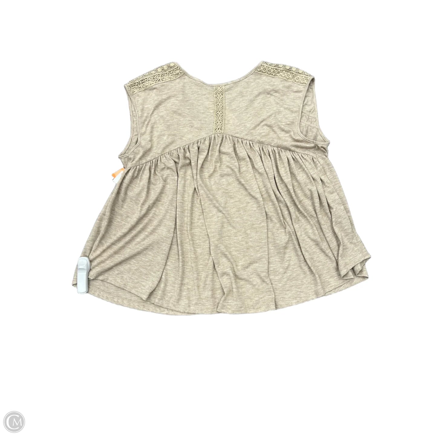 Top Short Sleeve By Miss Me In Brown, Size: S