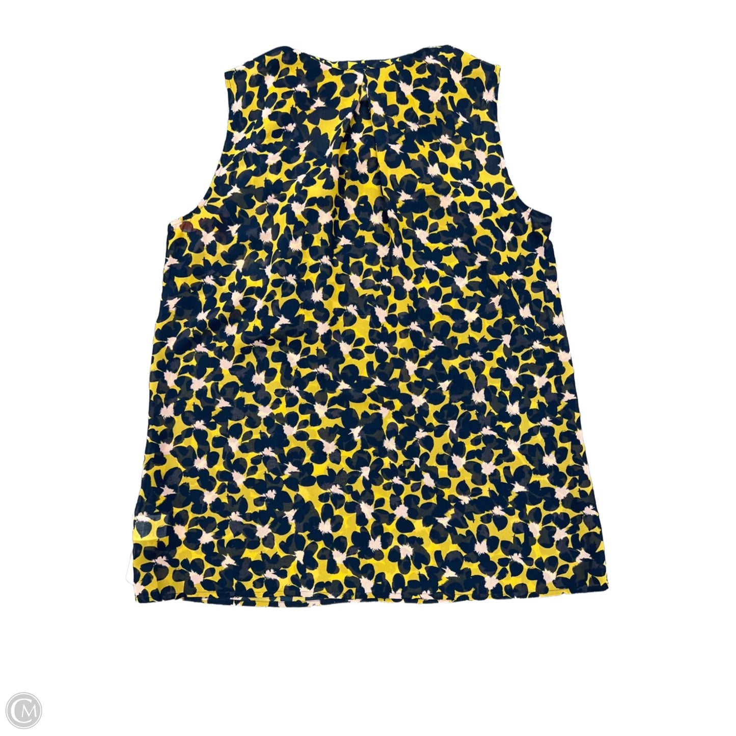 Top Sleeveless By Cabi In Floral Print, Size: S