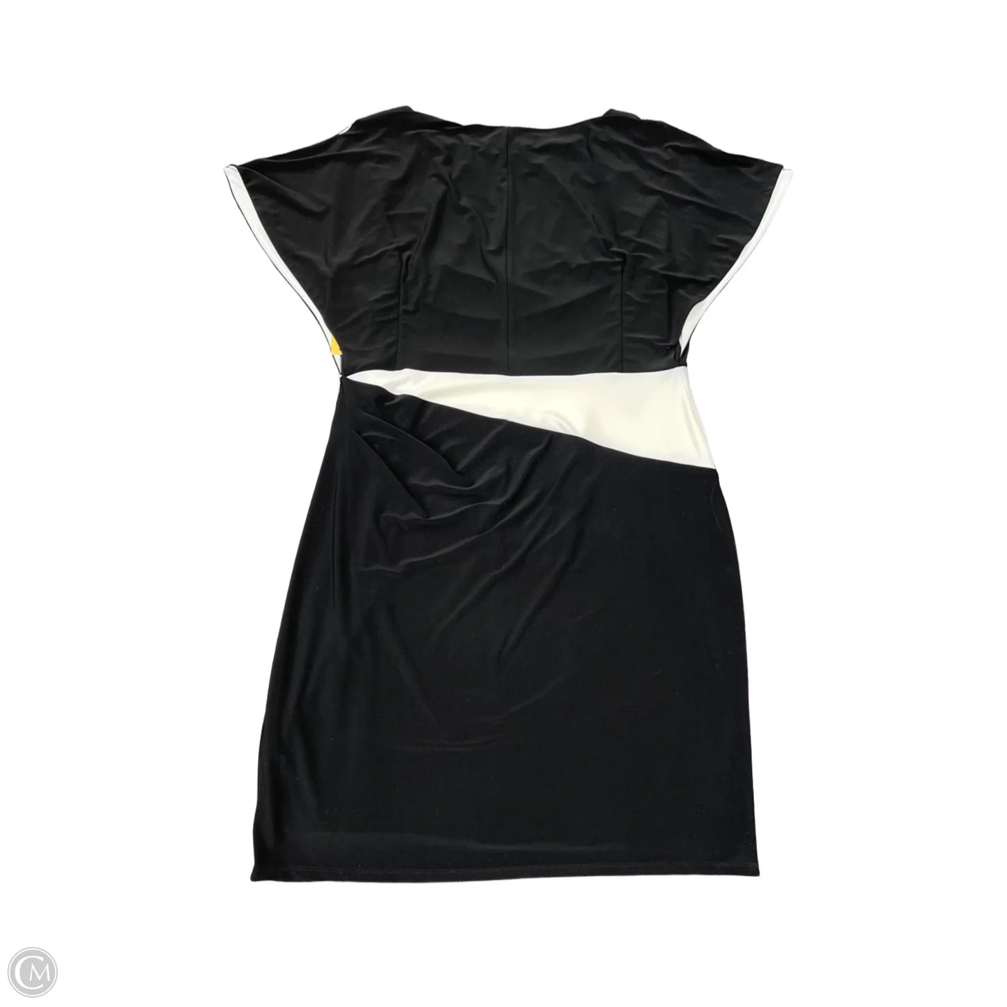 Dress Casual Midi By Lauren By Ralph Lauren In Black, Size: 16