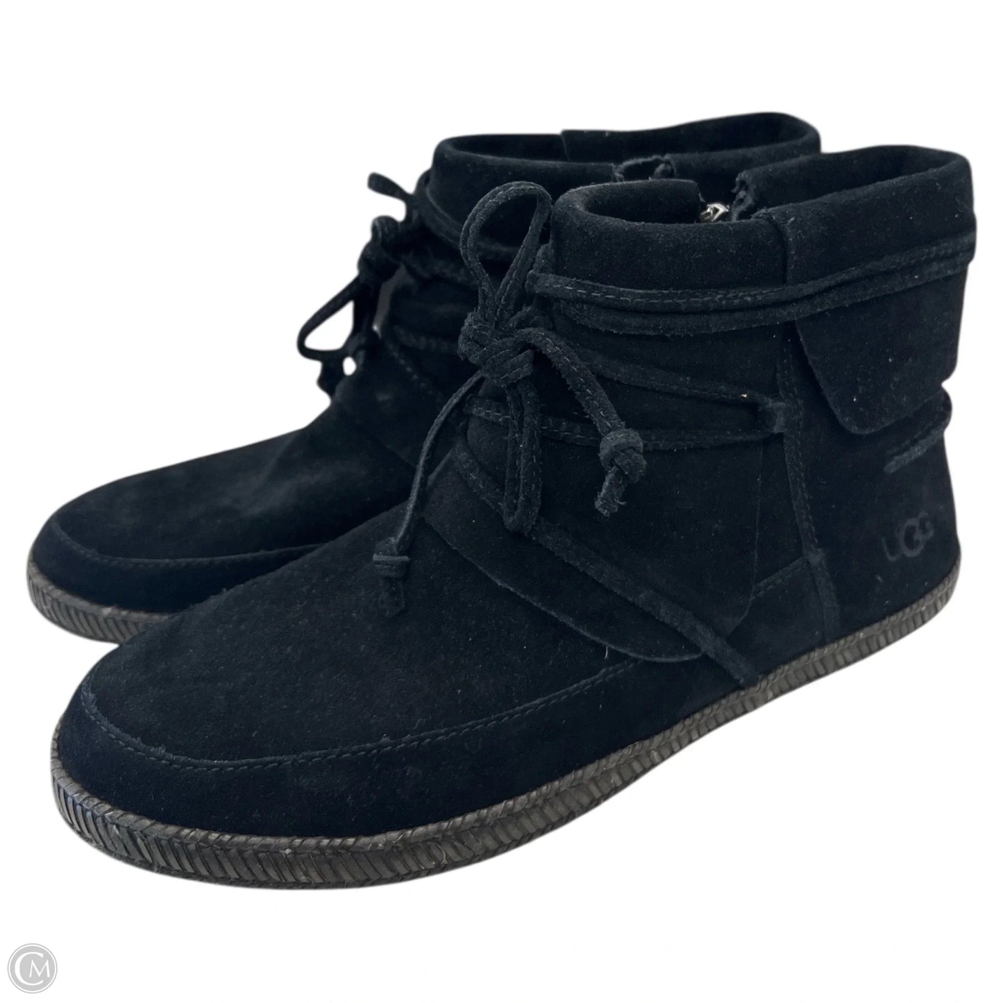 Boots Designer By Ugg In Black, Size: 8