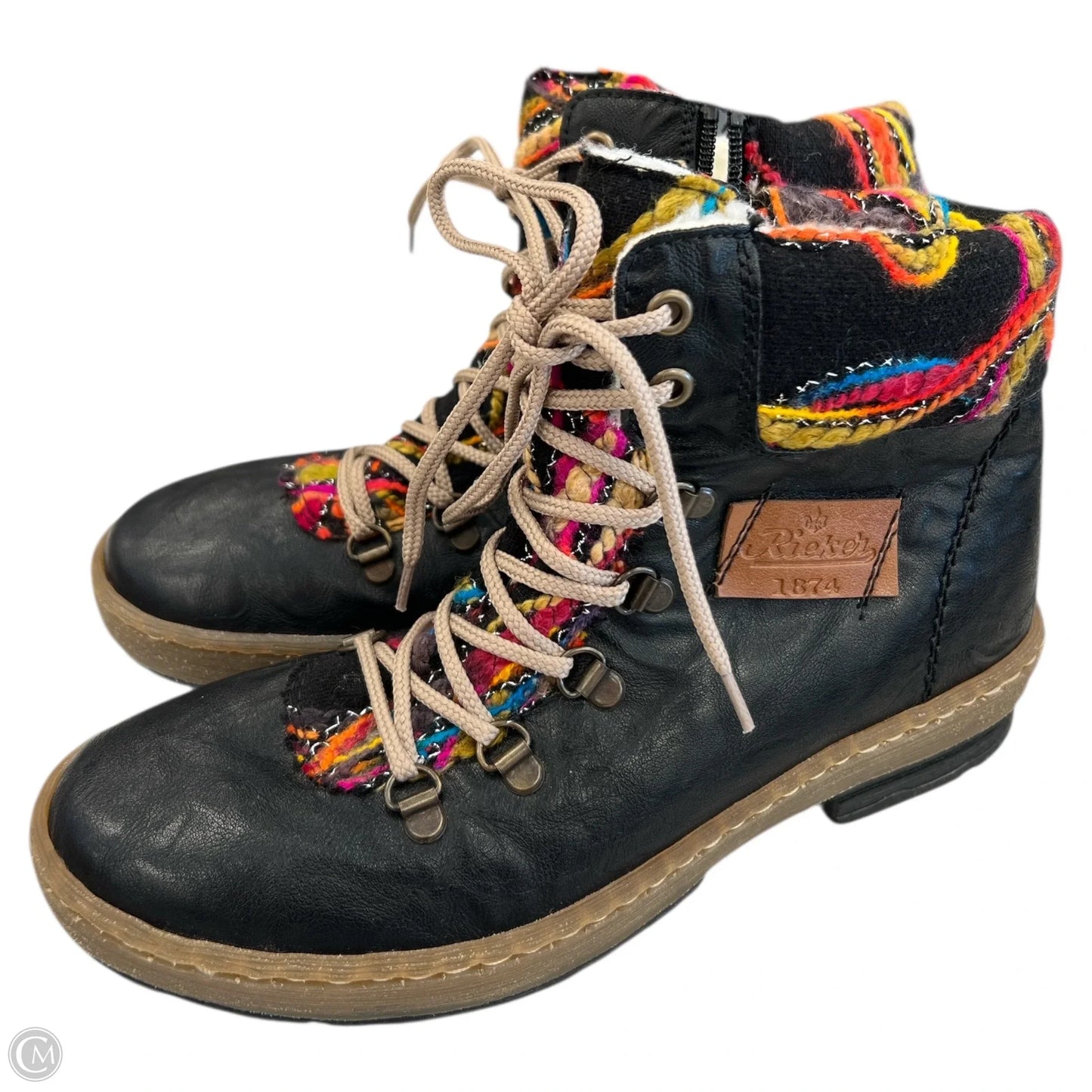 Boots Hiking By Riekers In Black, Size: 8