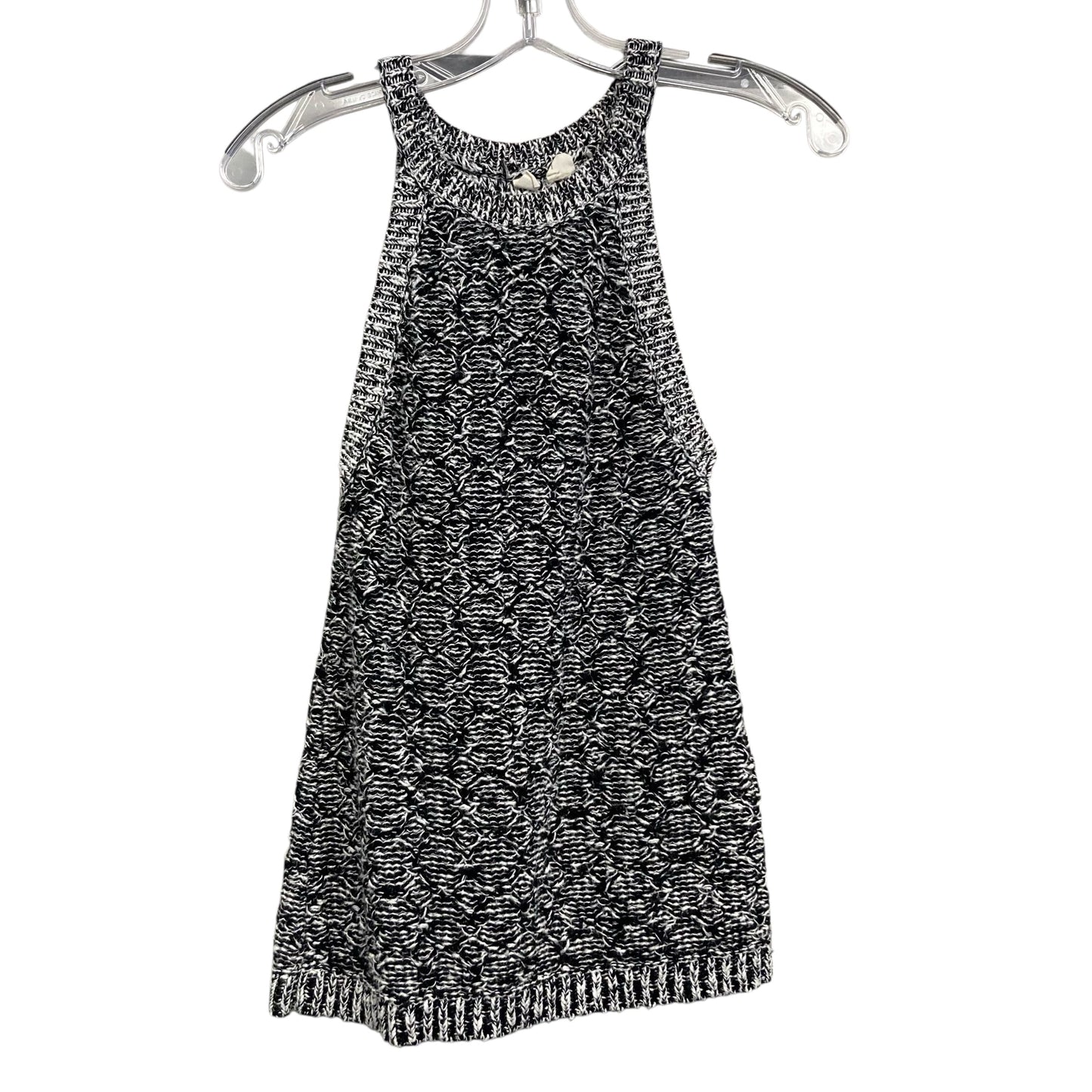 Top Sleeveless By Moth In Black & White, Size:S