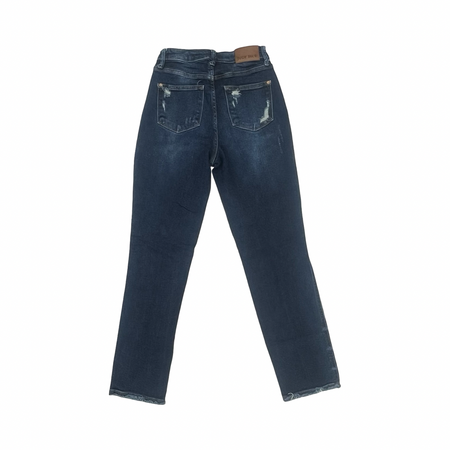 Jeans Straight By Judy Blue In Blue Denim, Size:0