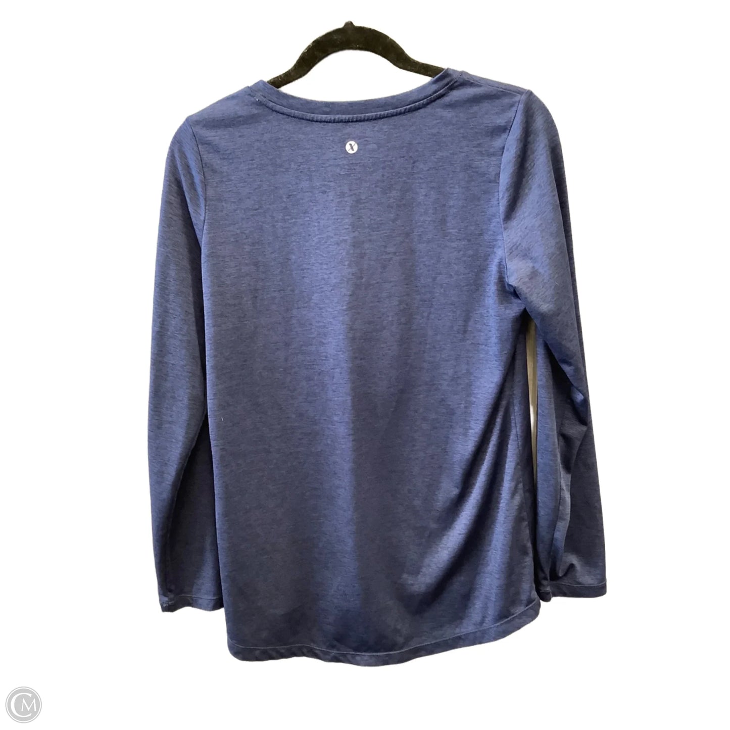 Athletic Top Long Sleeve Crewneck By Xersion In Navy, Size: M