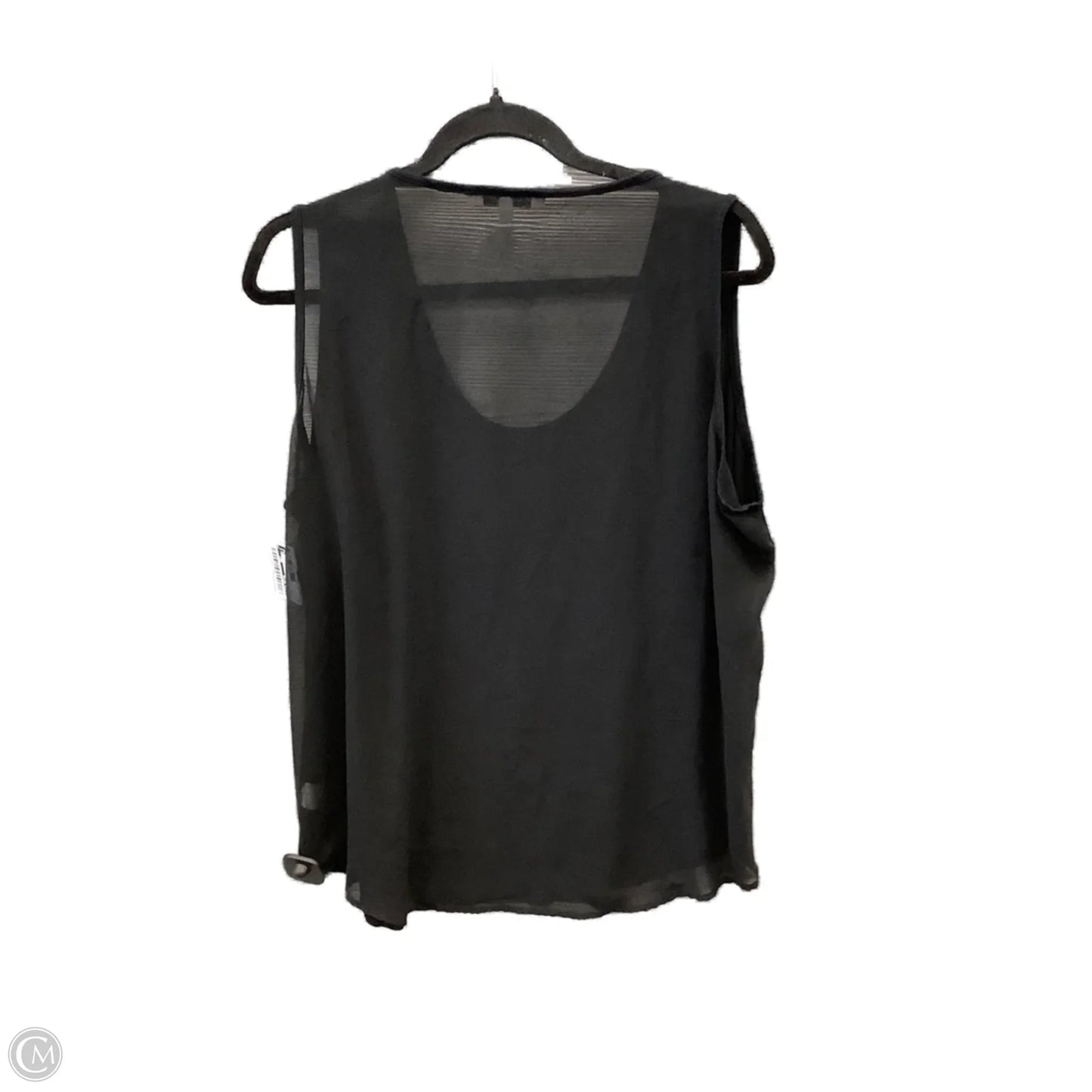 Top Sleeveless By Black Rainn In Black, Size: Xl