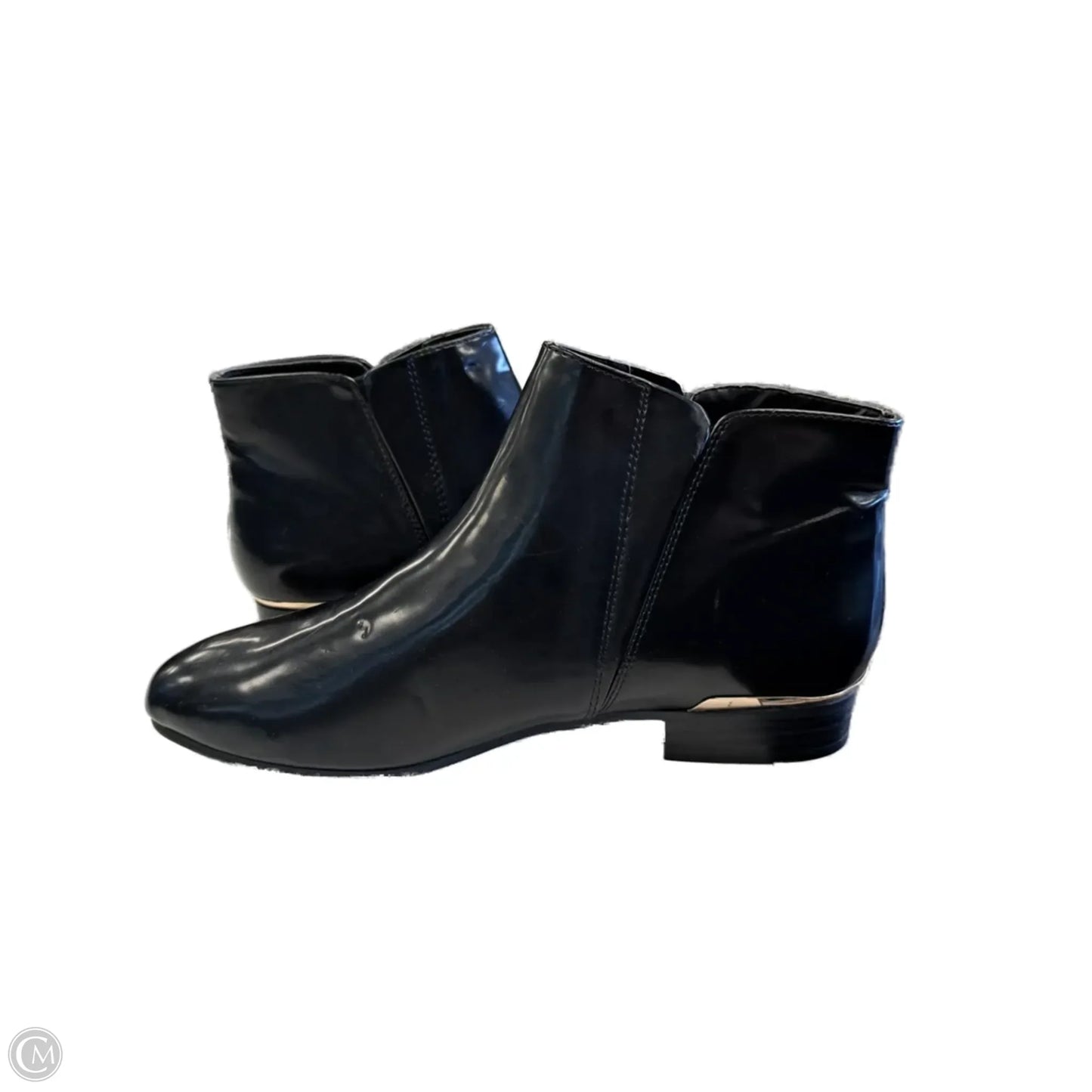 Boots Ankle Flats By Zara Basic In Black, Size: 8.5