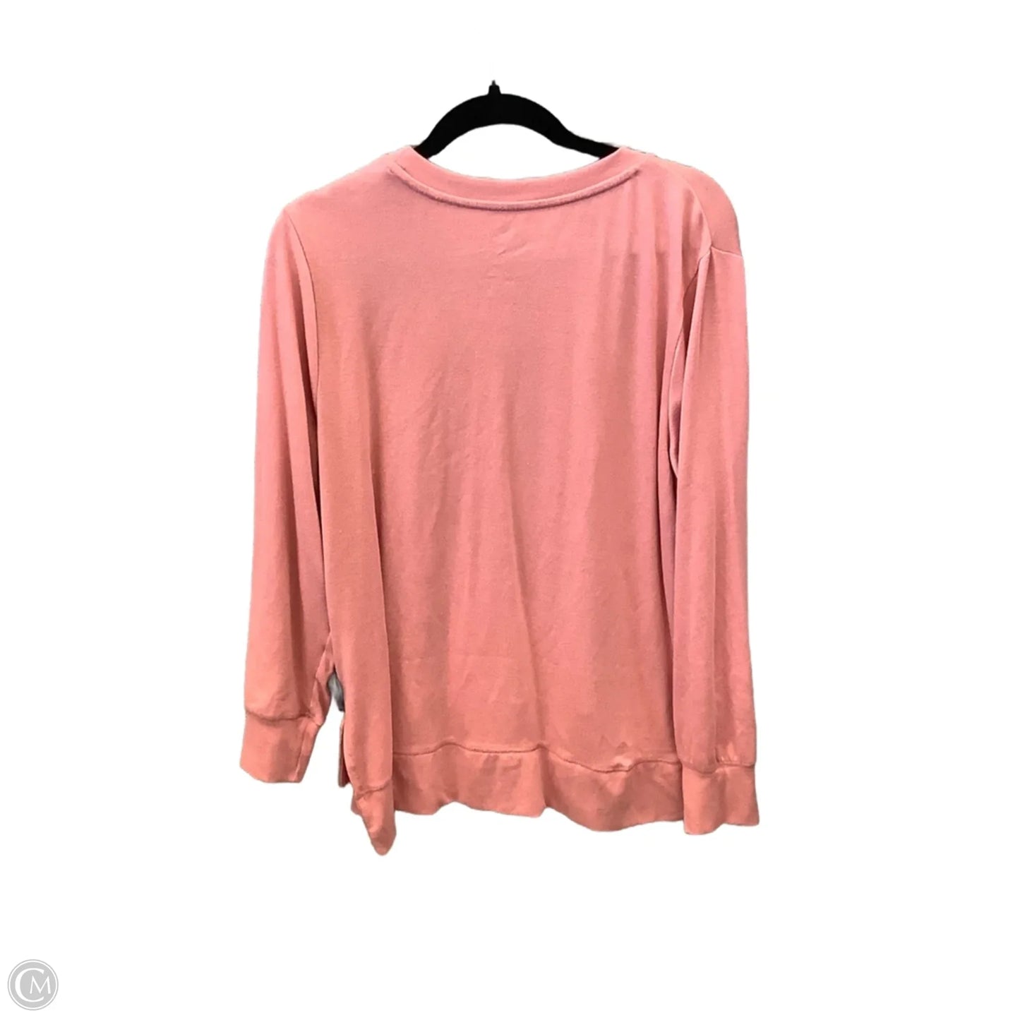 Top Long Sleeve By Clothes Mentor In Pink, Size: L
