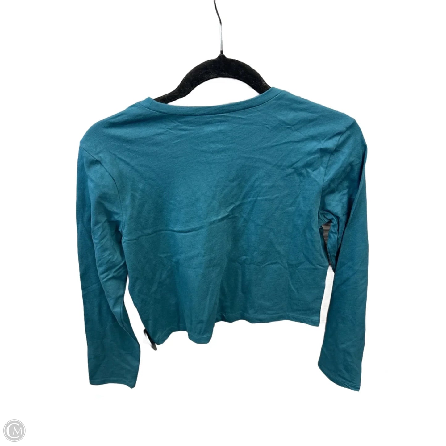 Top Long Sleeve By Wild Fable In Teal, Size: S