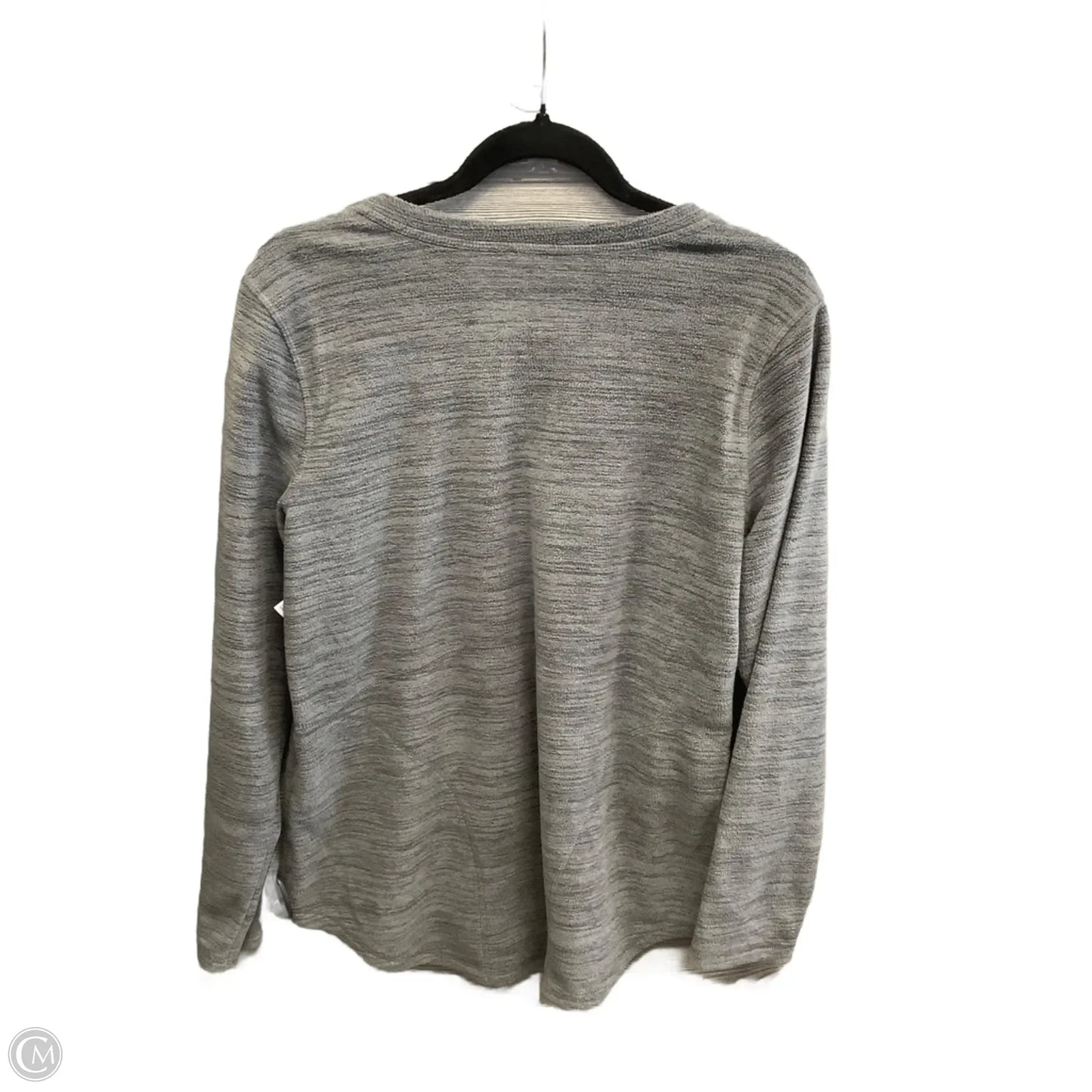 Sweatshirt Crewneck By Tek Gear In Grey, Size: L