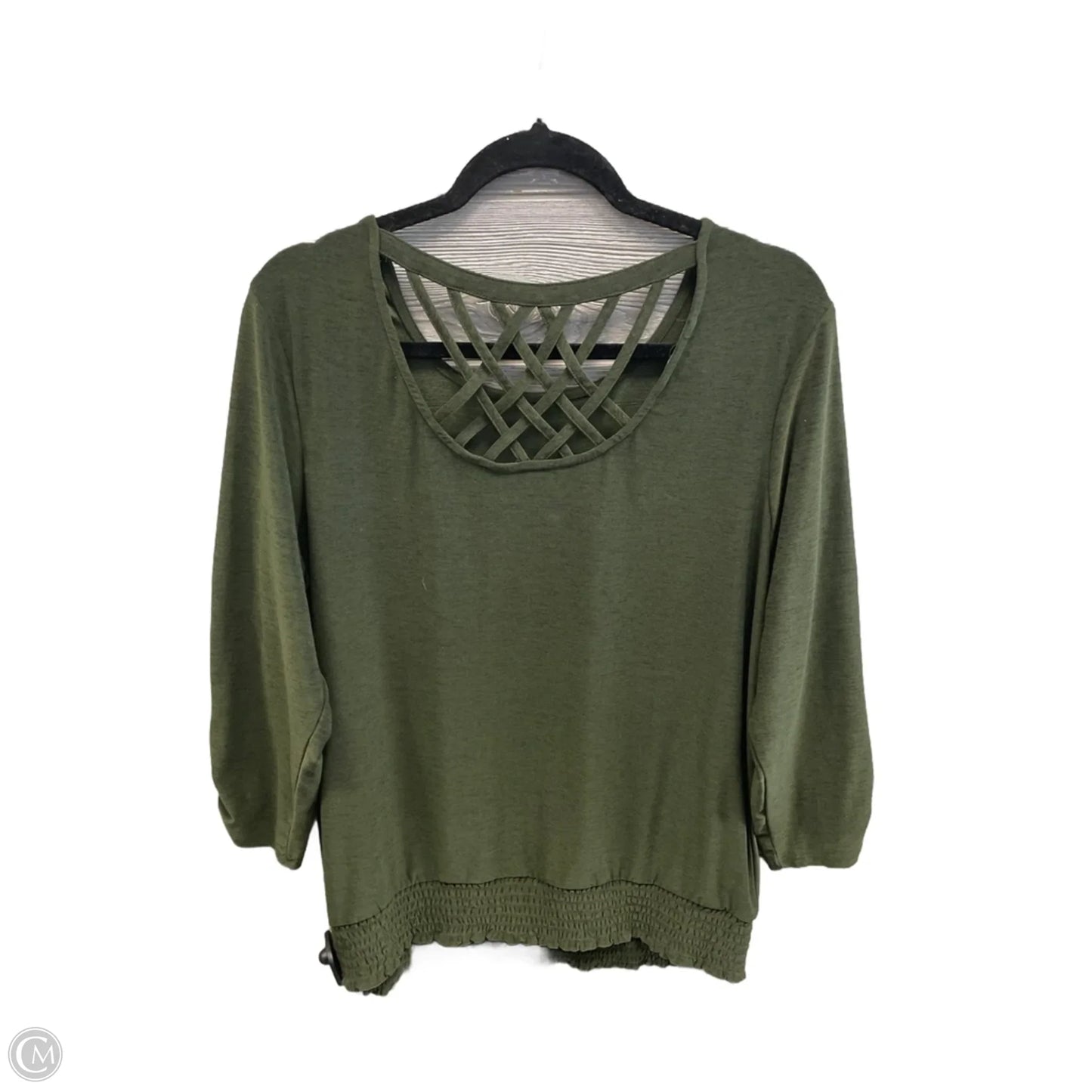 Top Long Sleeve By Apt 9 In Black, Size: Xl