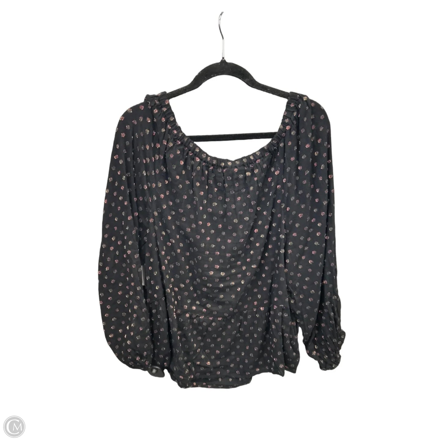 Top Long Sleeve By Loft In Black, Size: Xl