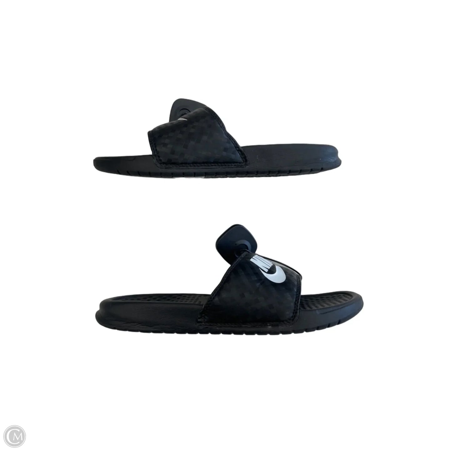 Sandals Flats By Nike In Black, Size: 7