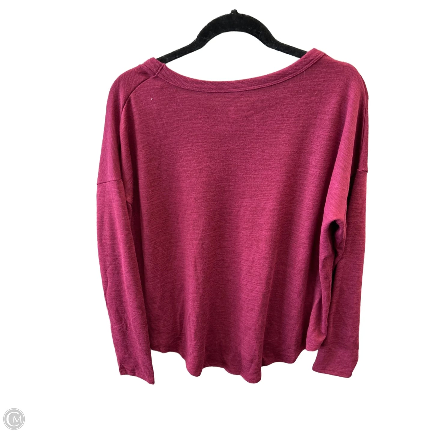 Top Long Sleeve By Time And Tru In Purple, Size: M