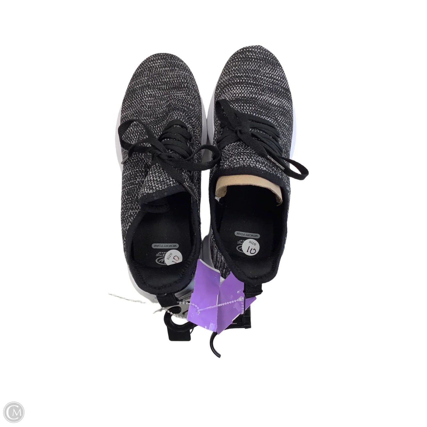 Shoes Athletic By Athletic Works In Black, Size: 10