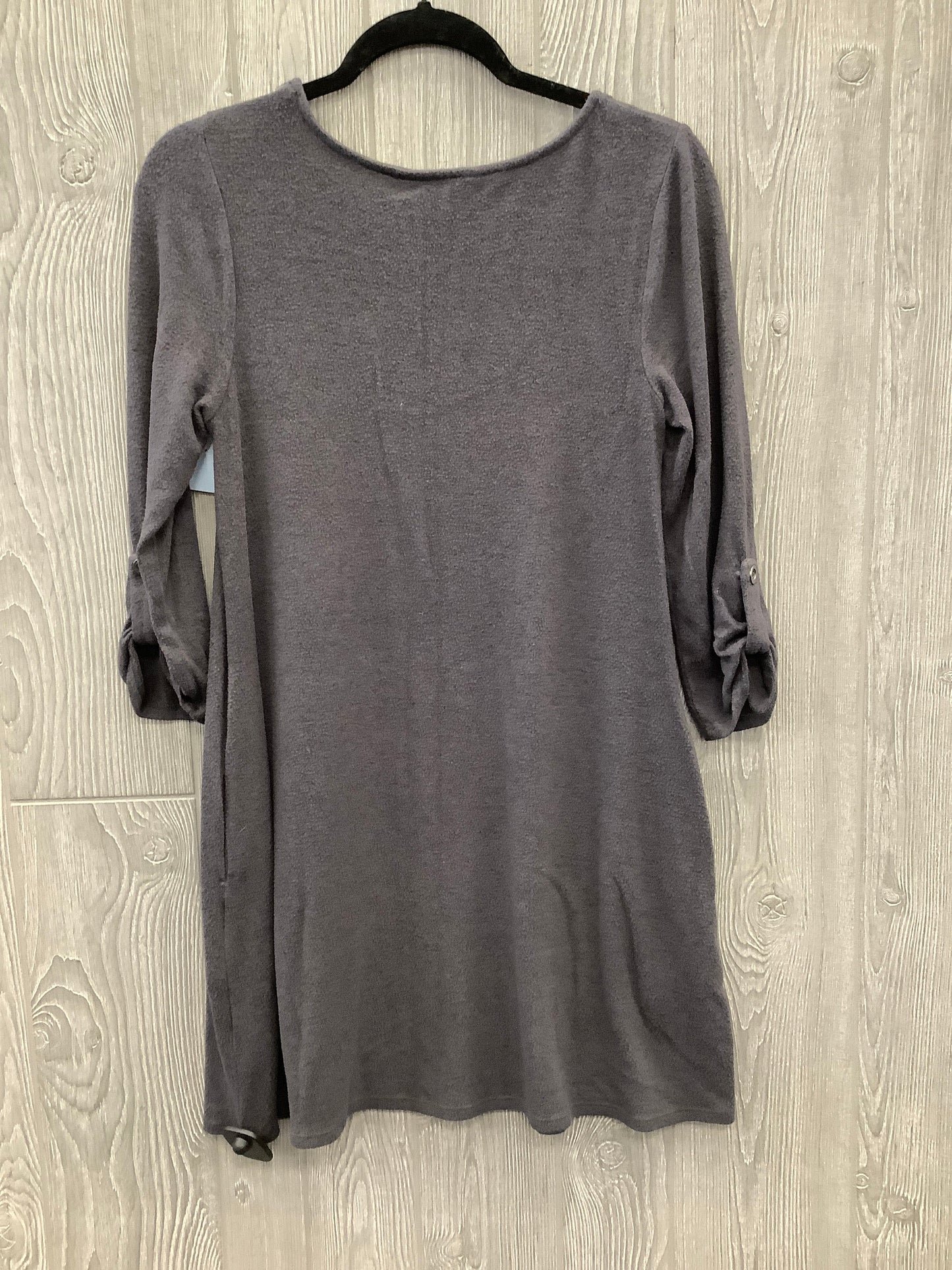 Dress Casual Midi By Apt 9 In Grey, Size: S