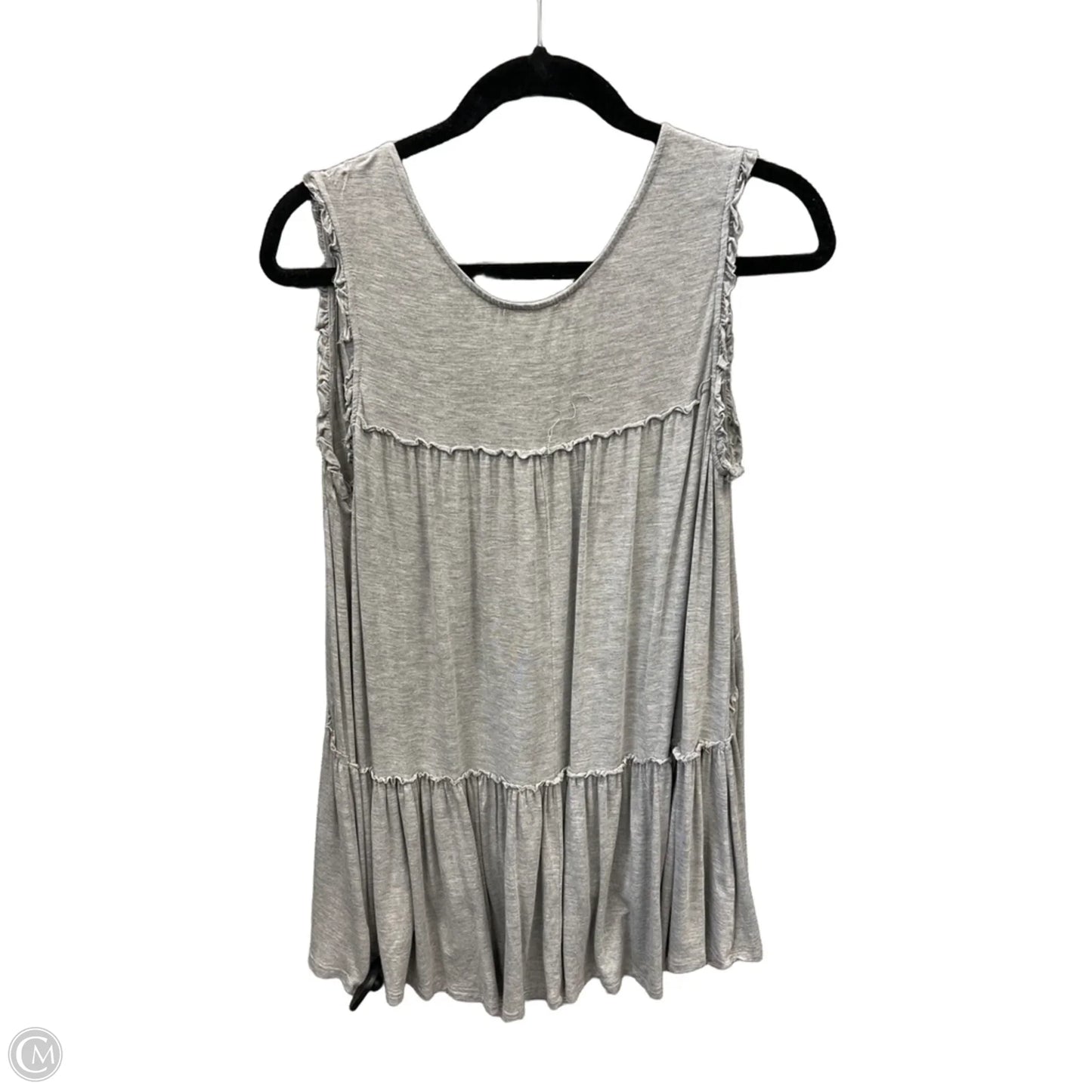 Top Sleeveless By Kori America In Grey, Size: S