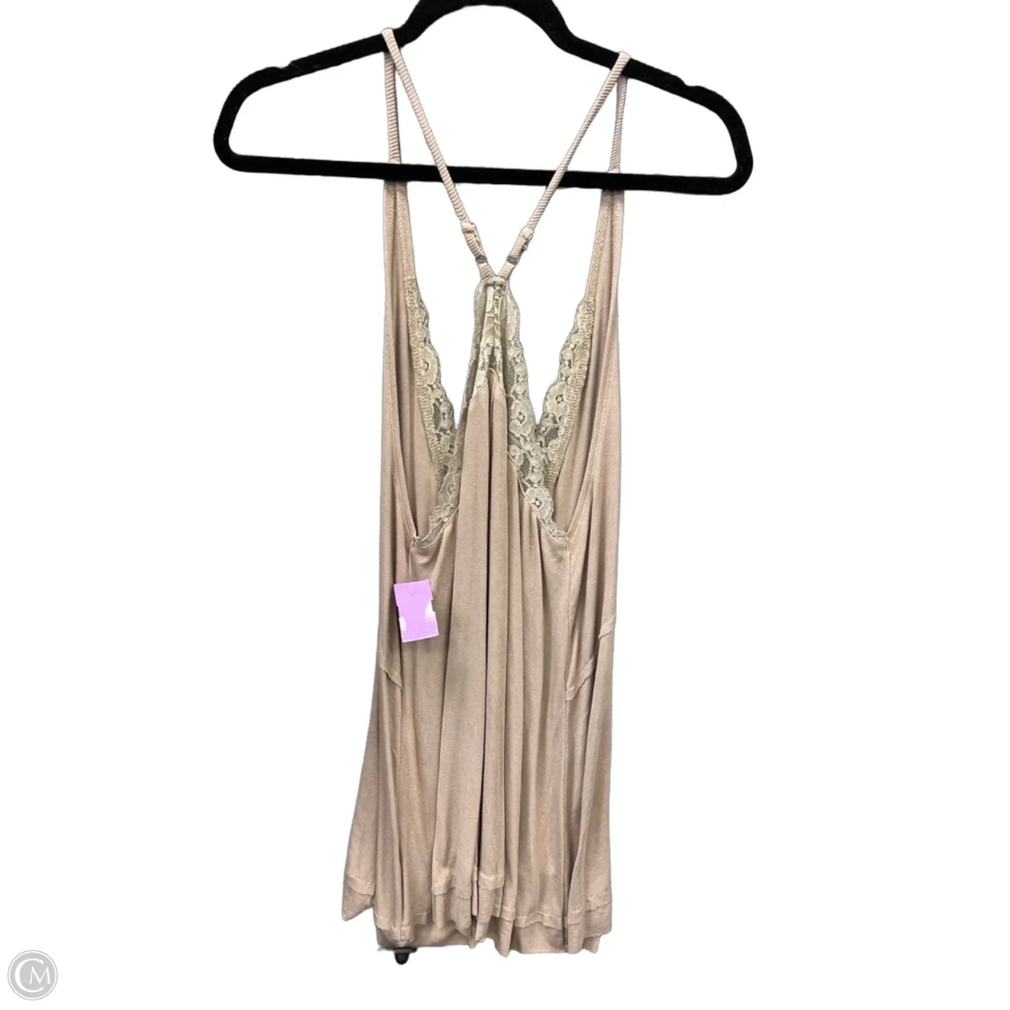 Top Sleeveless By Pol In Cream, Size: S