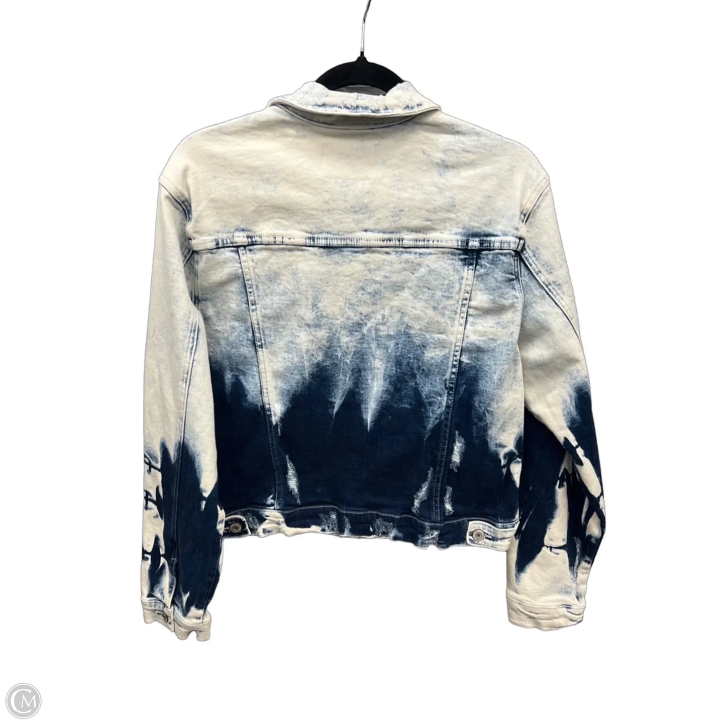 Jacket Denim By Vervet In Blue Denim, Size: L