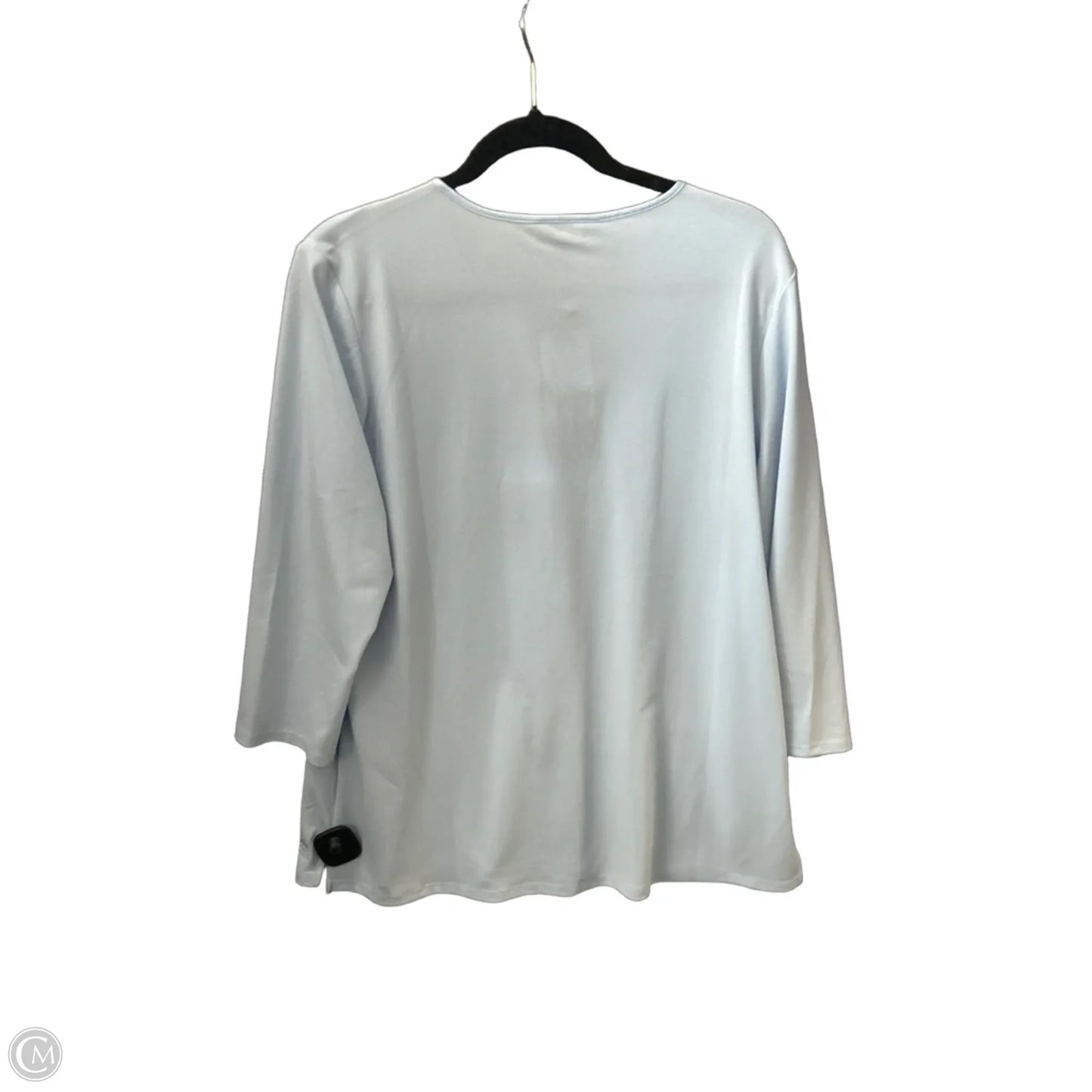 Top Long Sleeve By Banana Republic In Blue, Size: L