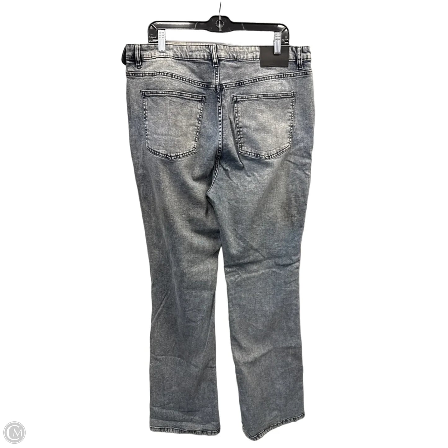 Jeans Boot Cut By Clothes Mentor In Black Denim, Size: 14l
