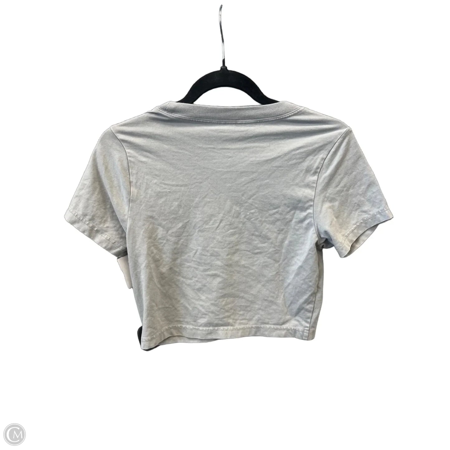 Top Short Sleeve Basic By Clothes Mentor In Grey, Size: S