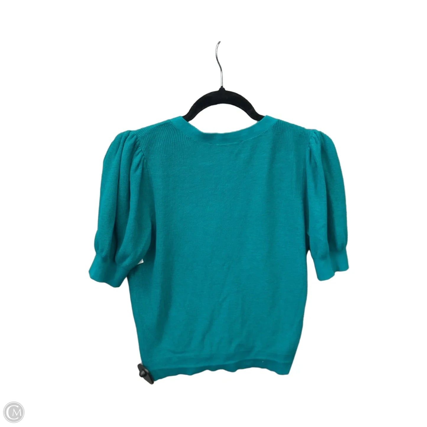Top Short Sleeve By Loft In Green, Size: M