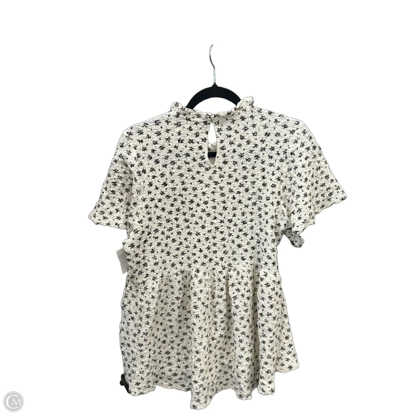 Tunic Short Sleeve By Roolee In Cream, Size: S