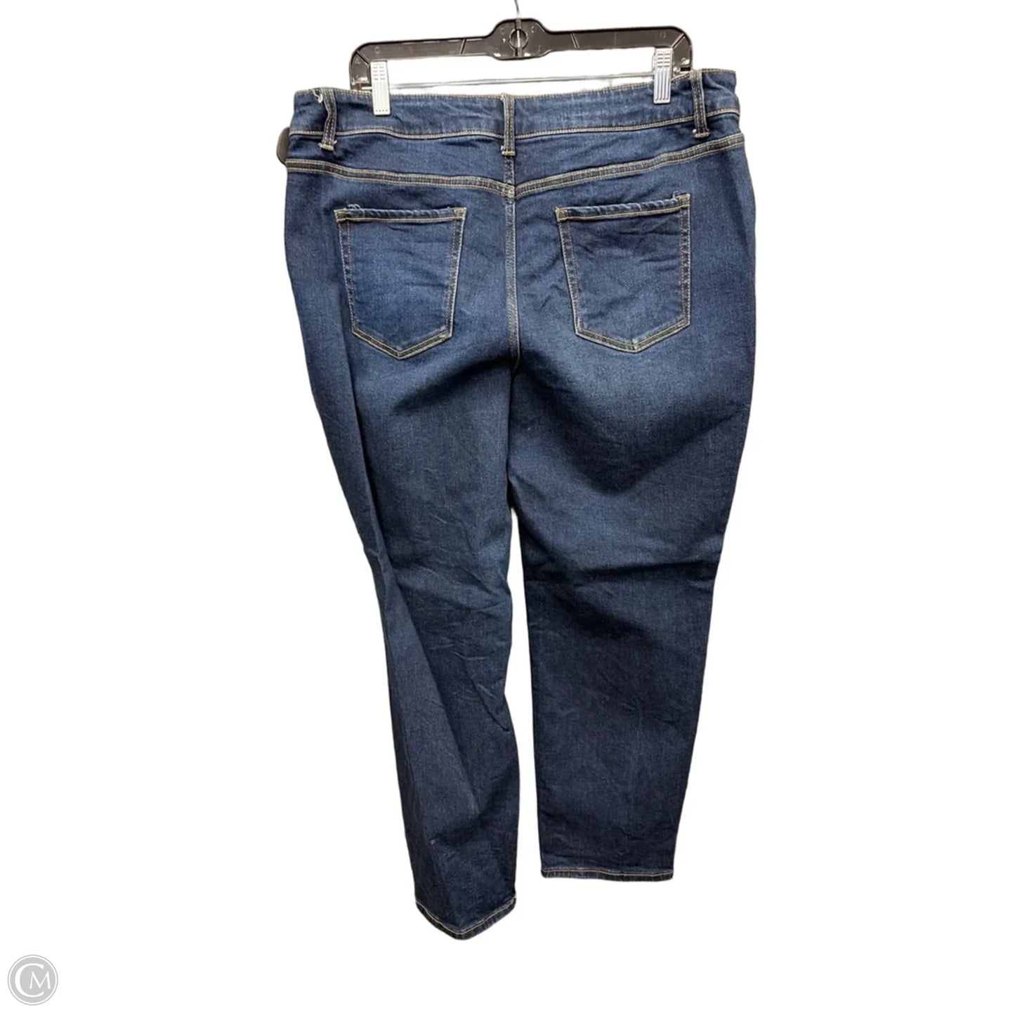 Jeans Skinny By Time And Tru In Blue Denim, Size: 18