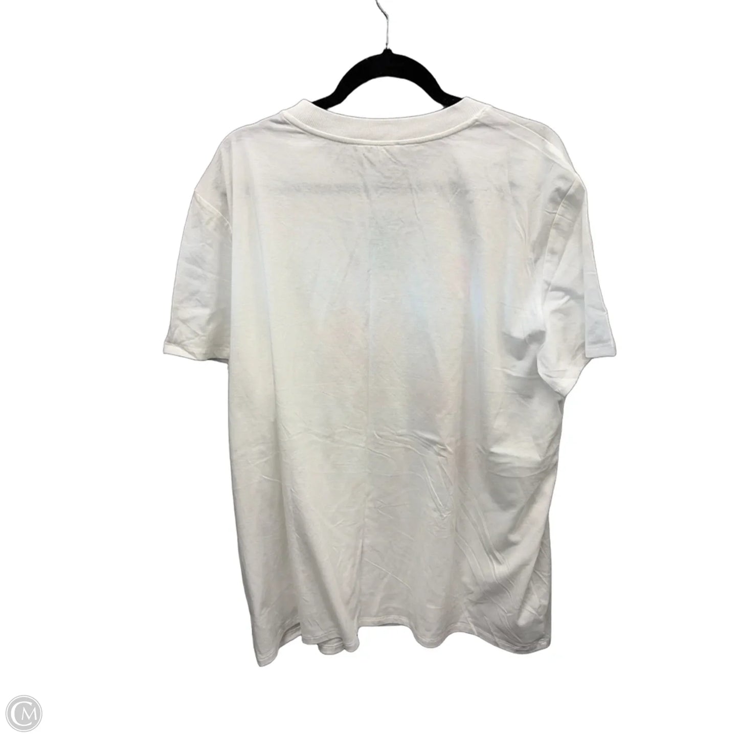 Top Short Sleeve Basic By Maurices In White, Size: Xxl