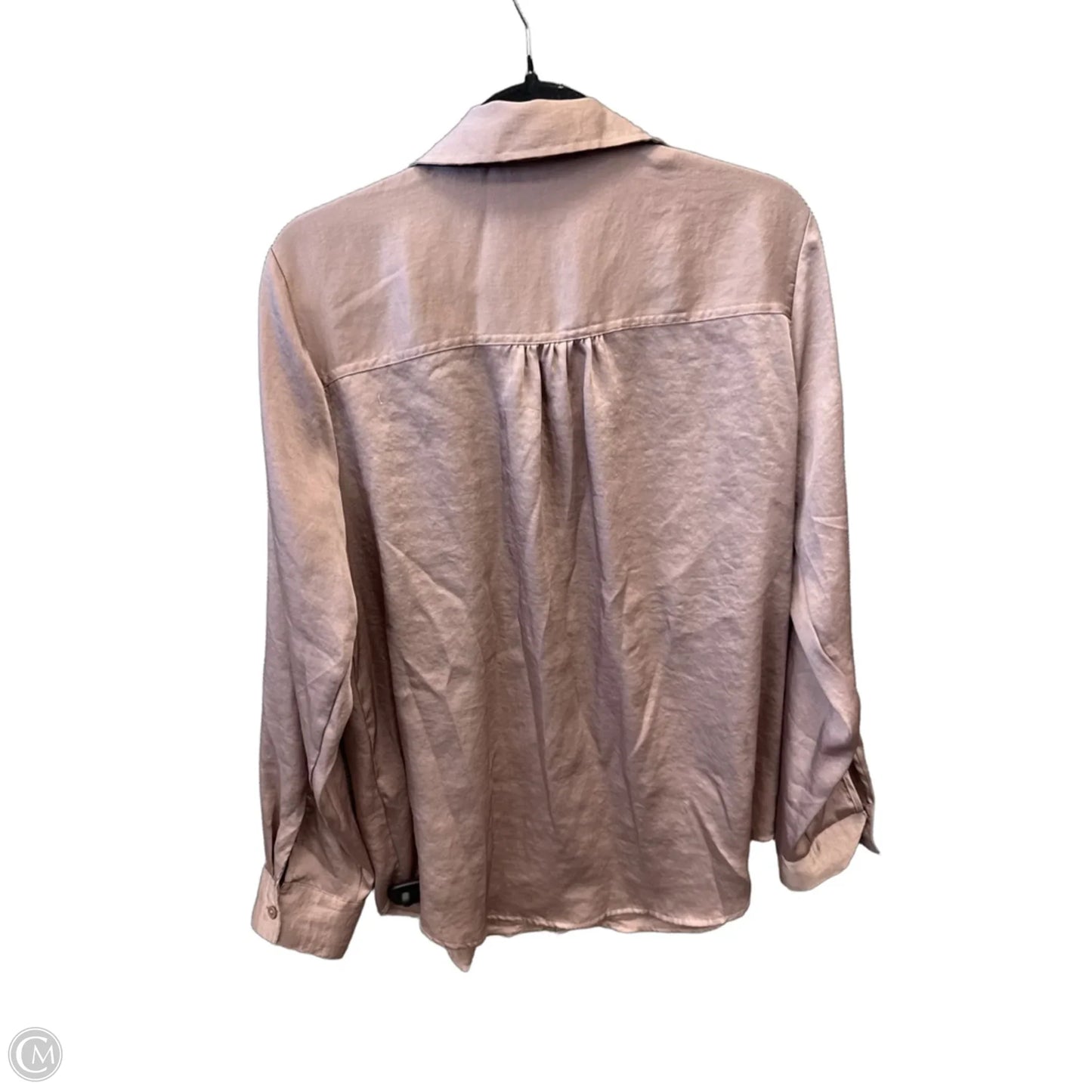 Top Long Sleeve By Maurices In Taupe, Size: L