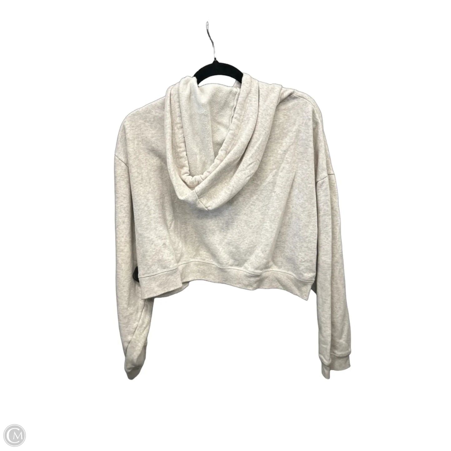 Sweatshirt Hoodie By Pink In Cream, Size: Xl