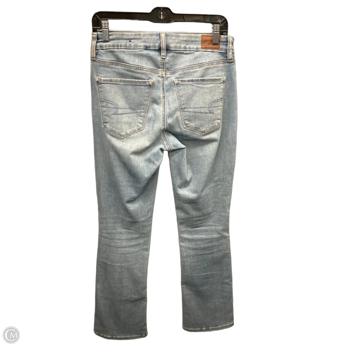 Jeans Boot Cut By American Eagle In Blue Denim, Size: 8