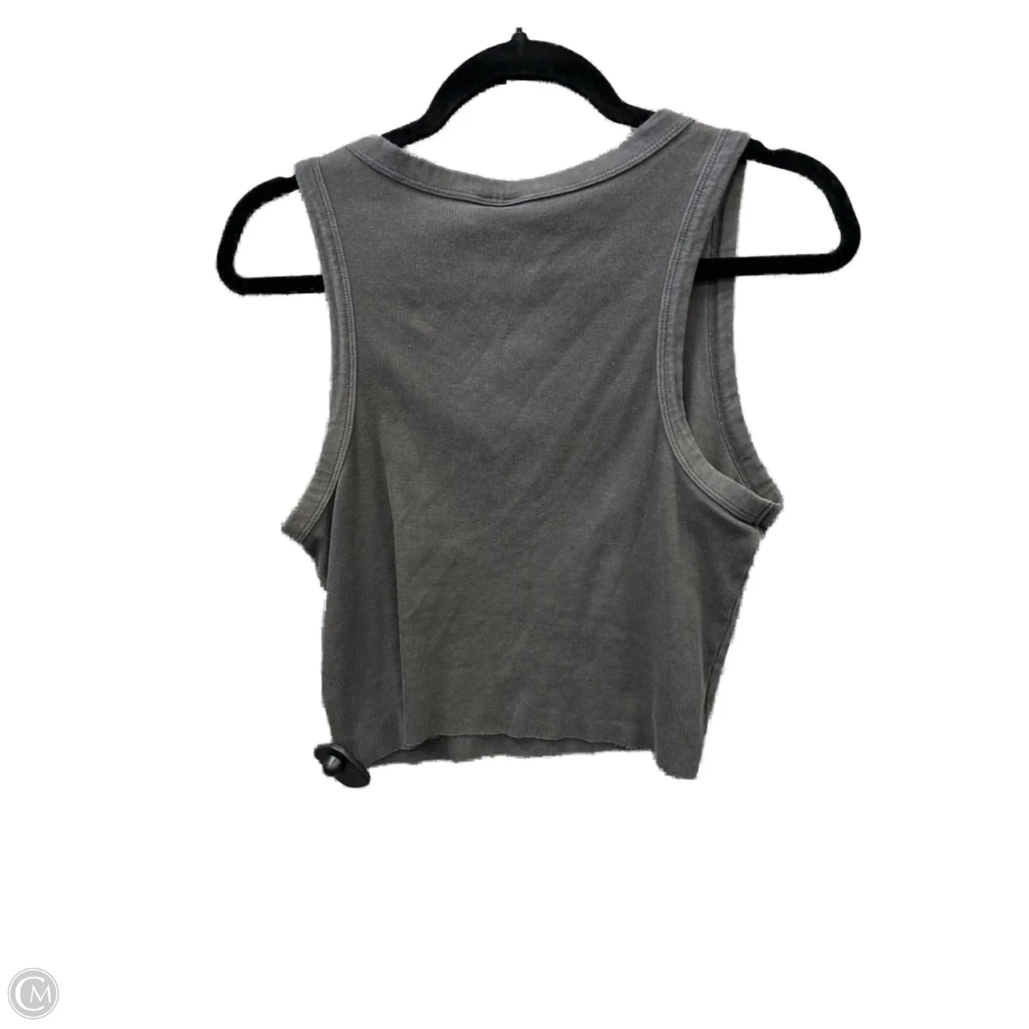 Top Sleeveless By Divided In Grey, Size: L