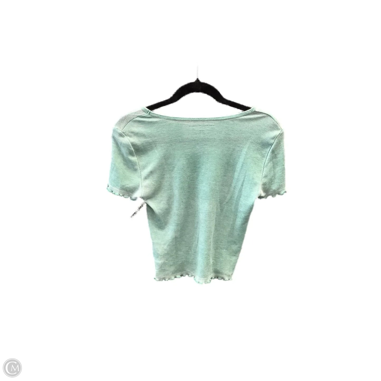 Top Short Sleeve By American Eagle In Green, Size: S