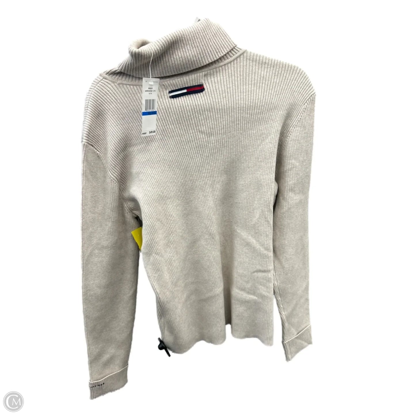 Top Long Sleeve By Tommy Hilfiger In Beige, Size: Xl