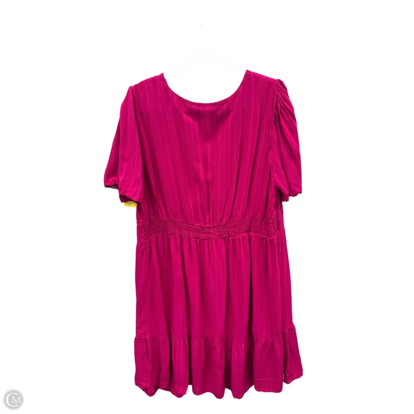 Dress Casual Short By Knox Rose In Pink, Size: 1x