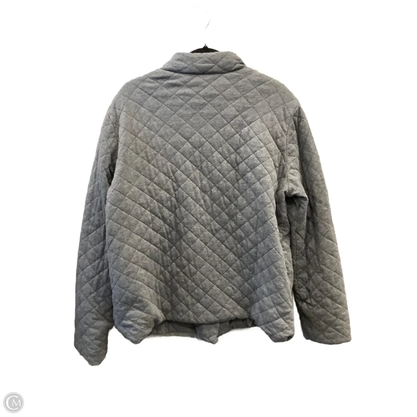 Jacket Puffer & Quilted By Lands End In Grey, Size: Xl