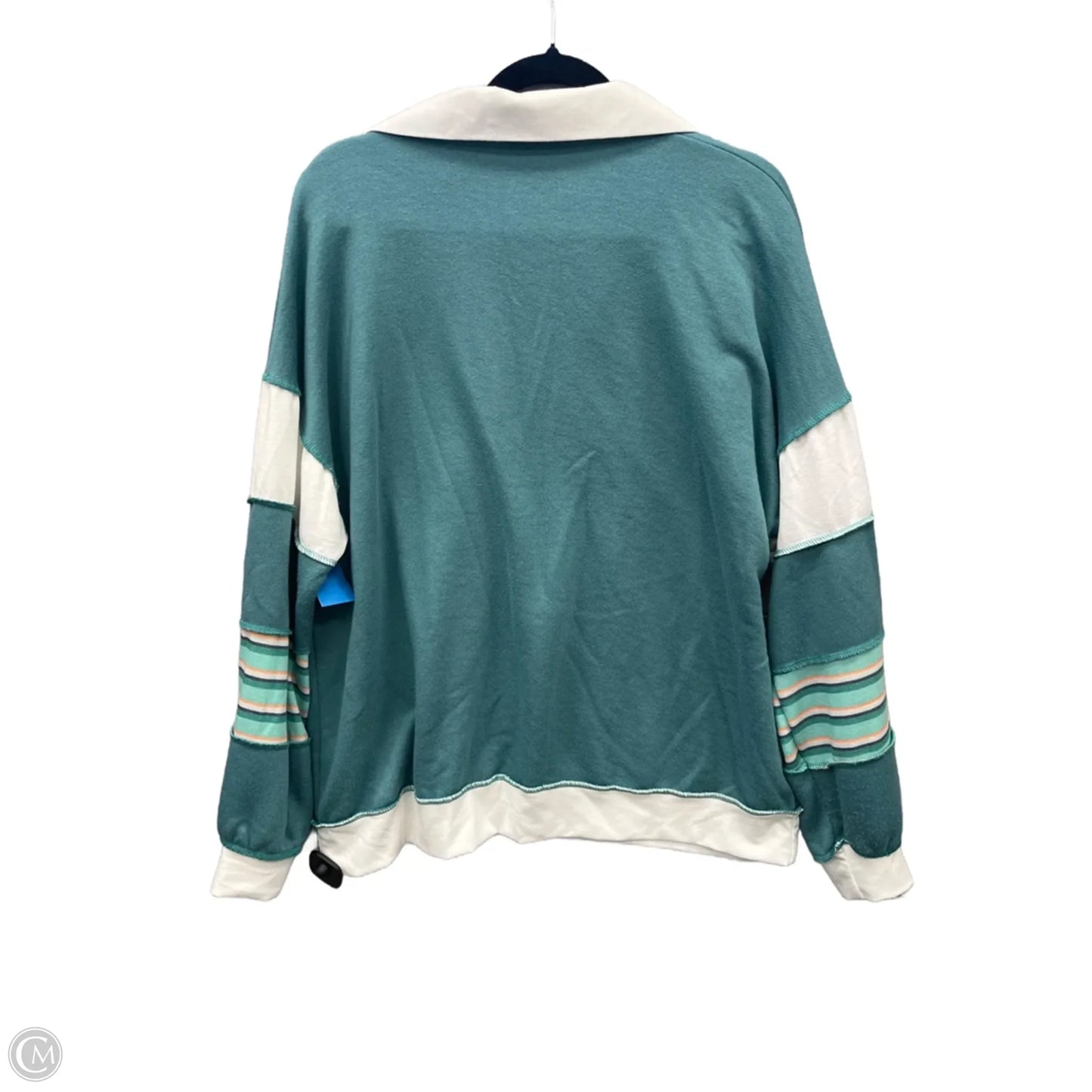 Top Long Sleeve By Lovely Melody In Green, Size: 1x