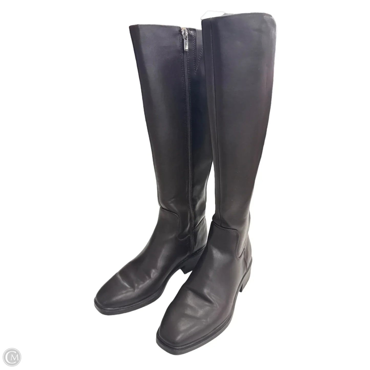 Boots Mid-calf Flats By Nine West In Brown, Size: 7