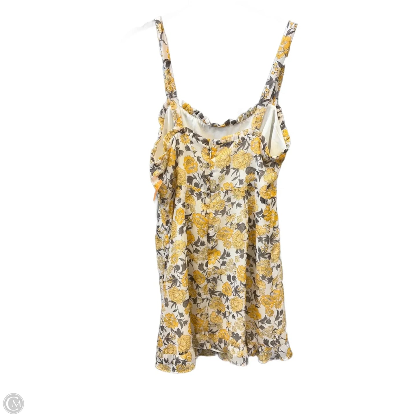Dress Casual Short By Lush In Yellow, Size: L