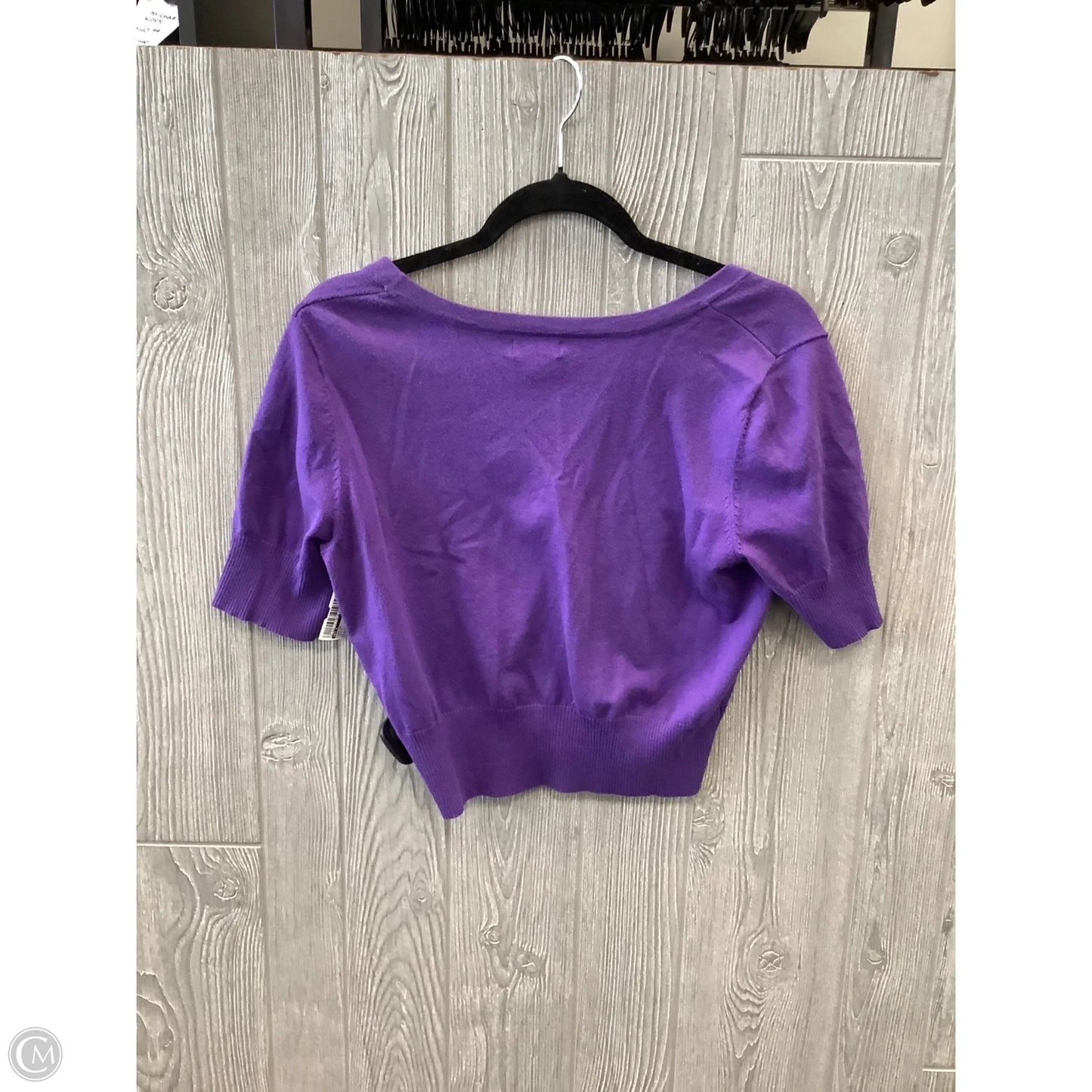 Sweater By Apt 9 In Purple, Size: M